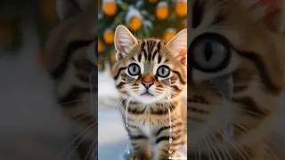 A Kitten, Snow & One Orange | Emotional Survival Story #shortsfeed