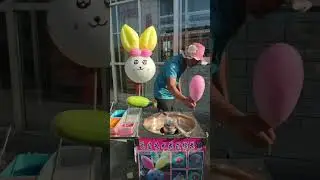 Little white rabbiteats redish #shorts #cottoncandy #candyfloss #asmr #fairyfloss