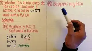 Aplicaci&oacute;n de la derivada {recta tangente y recta normal }