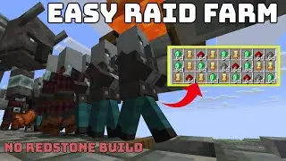 Minecraft RAID FARM | 1.21.8+ Java | SIMPLE & CHEAP