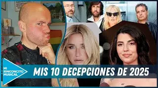 Mis 10 decepciones musicales de 2025 (MIS FLOPS musicales) (TOP 10)