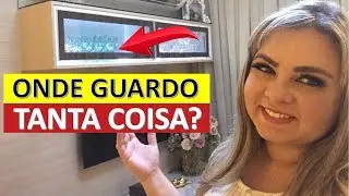 ONDE GUARDO TANTA COISA? ORGANIZAÇÃO DO PAINEL DE TV COM DICAS PARA O SEU LAR