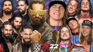 SETH ROLLINS vs MATT RIDDLE ROYAL RUMBLE WWE 2K22