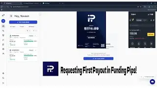 Запрос на первую выплату в режиме реального времени с помощью Funding Pips. Счет на 5 тыс.!!