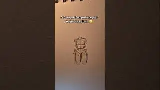 How to draw female body (with simple shapes) #howtodraw #womandrawing #drawingtutorial #drawing