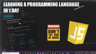 Learning an Entire Programming Language in a Day