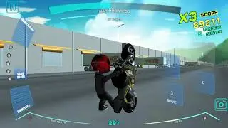 Stunt bike freestyle & How to reach combo x11 & game wheelie & combo tricksters& kawasaki 636 zx6r