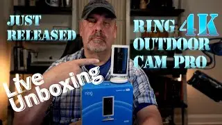 Tech Review Live: Just received the Ring Outdoor Cam Pro 4k going to unbox and check this out.