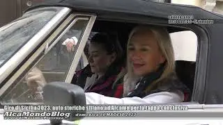 Giro di Sicilia 2023, auto storiche sfilano ad Alcamo per la tappa conclusiva