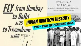 Indian aviation history | Evolution of Indian aviation | 1910 - 1940: The Pioneering Years