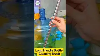 Long handle bottle cleaning brush