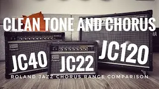 2021 Roland Jazz Chorus Range Comparison: JC-22, JC-40 and JC-120 with Yamaha SA2200