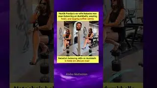 Hardik Pandya&rsquo;s Ex-Wife Natasha Balances on Dumbbells in Heels, Sips Coffee Like a Pro! #Natasha