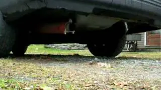 1991 Chevy Cavalier with cherrybomb glasspack exhaust