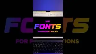 The best fonts for your Presentations 🤫 #powerpoint #fonts #typography #graphicdesign