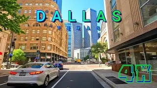 Dallas Drive Part 2, Texas USA 4K - UHD