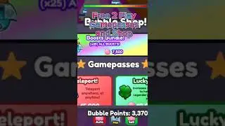 Bubble Gum Clicker!  #roblox #robloxgaming #bubblegumclicker #shortsvideo