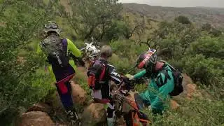 The big climb to the view