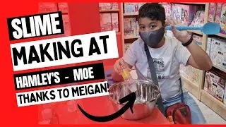 My FIRST Slime Making Experience at Hamley's Toy Store - Mall of the Emirates