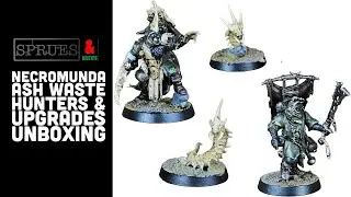 Sha'Dar Hunters and Ash Waste Nomad Upgrades Unboxing and Review -  Necromunda