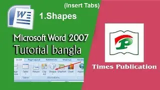 ☑ Microsoft word tutorial bangla Insert Tabs Shapes Works.