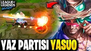 YASUO'NUN YENİ KOST&Uuml;M&Uuml;YLE SHOW YAPTIM!! | Yaz Partisi Yasuo Wild Rift