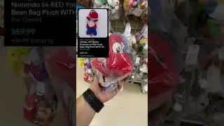 RARE 90s Nintendo 64 Plush at the Thrift Shop❗️ #nintendo #nintendo64 #thrifting #thrifthaul