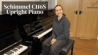 Schimmel C116S Upright Piano Black Polyester German Made | Review & Demo | Sherwood Phoenix Pianos