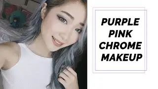 PURPLE PINK CHROME MAKEUP FT. URBAN DECAY VICE LTD RELOADED PALETTE