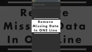 Do This If Your Data Has Missing Values  #coding #dataanlysis #dataanalysis #programming