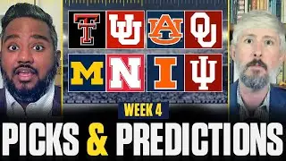 College Football Week 4 Game Picks & Predictions: Michigan vs Nebraska, Auburn vs Oklahoma & MORE