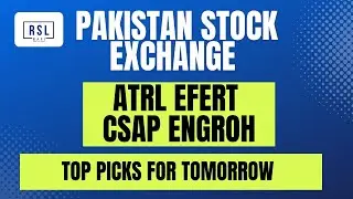 # KSE100 Index Analysis | ATRL CSAP EFERT ENGROH | Market Strategy &  Top Picks For Tomorrow 🚀