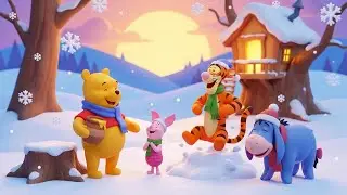The Best Winter Day with Pooh and Friends! ❄️🐻|  A Magical Winter |  Winnie the Pooh Animation