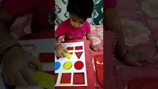 Shapes sorting according to Colour