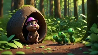 Molly Mole Digs a Hole | Fun Animal Action Song for Kids | Learning & Movement Rhyme for Toddlers