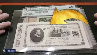 Tremendos billetes en la subasta de Ibercoin