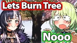 Shiori wants to burn the Fauna world tree【Hololive EN】