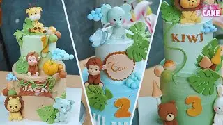 3 Zoo-Themed Birthday Cake Ideas &ndash; Easy to Make with Fondant