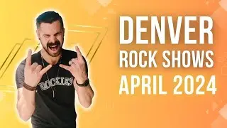 The Best Live Rock Shows in Denver, Colorado | Happening this April 2024 Concert Guide!