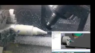 SURFCAM 2014 R2   5 axis DMG CTX 1250 Beta