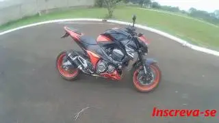 Deixei a z 800 s&oacute; o cano !!!  #Z800