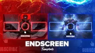 Best Youtube Endscreen/Outro Template | Gaming Outro Template | Download