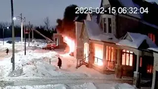 CAUGHT ON CAMERA: New-build homes torched in Township of King