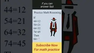 if you can answer fast. reasoning test. #shorts #maths