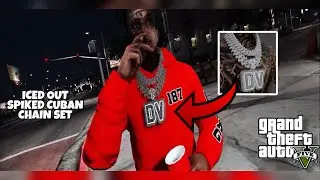 Making A Spiked Cuban Chain Set In GTA 5 RP (FiveM) | Blender 3D Modeling