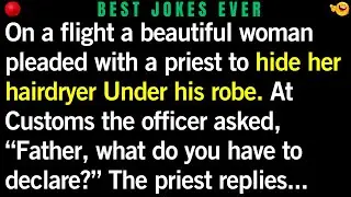 😂 Joke of the Day [A Holy Mix-Up on the Flight&rdquo;]🤣