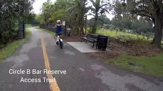 E-Biking the Fort Fraser Trail - Circle B Bar Access Trail. American Rider Mini AT Folding Fat Ebike