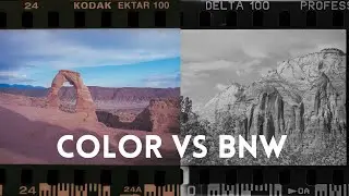 EKTAR 100 vs DELTA 100 35mm Film in UTAH | NIKON F2