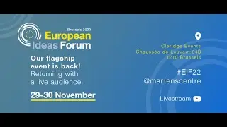 European Ideas Forum 2022 kicks off on 29th and 30th November