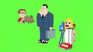American Dad Bi*ch Got No Class Green Screen